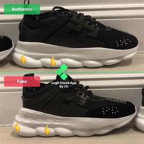 versace chain reall vs fake|are versace chain reaction sneakers real.